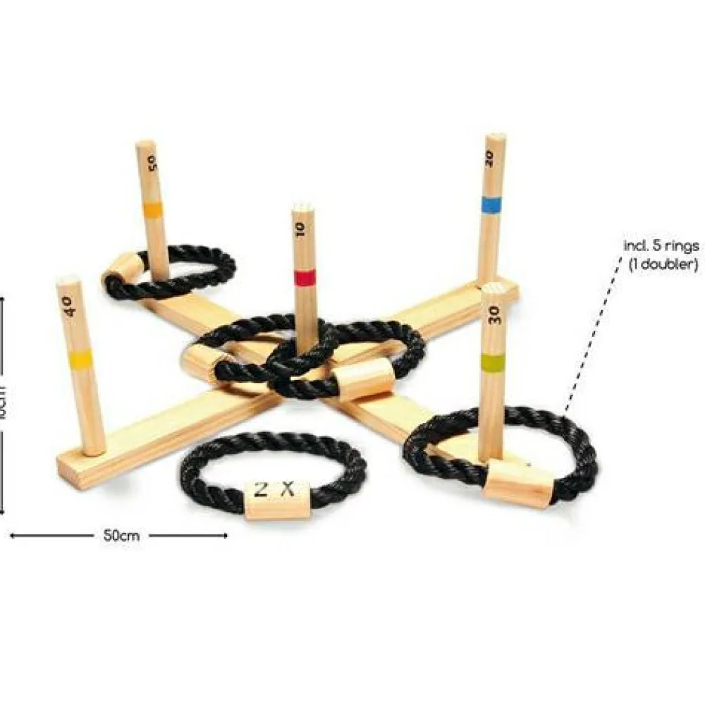 Outlet BS Toys Havespil - Ringspil i træ