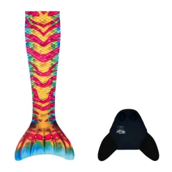 Sale Havfruehale - Hale + monofinne, Coral (XS + S)