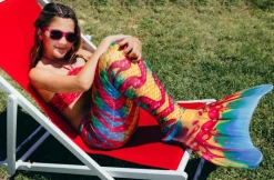 Sale Havfruehale - Hale + monofinne, Coral (XS + S)