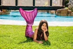 Discount Havfruehale - Hale + monofinne, Pink (M + L)