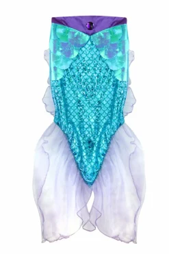 Best Great Pretenders Havfruehaleskørt + hårbøjle - Blå, str. 4-6 år