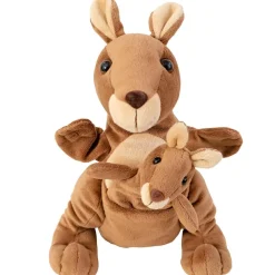 Beleduc Hånd- & fingerdukke - Kængurumor med unge