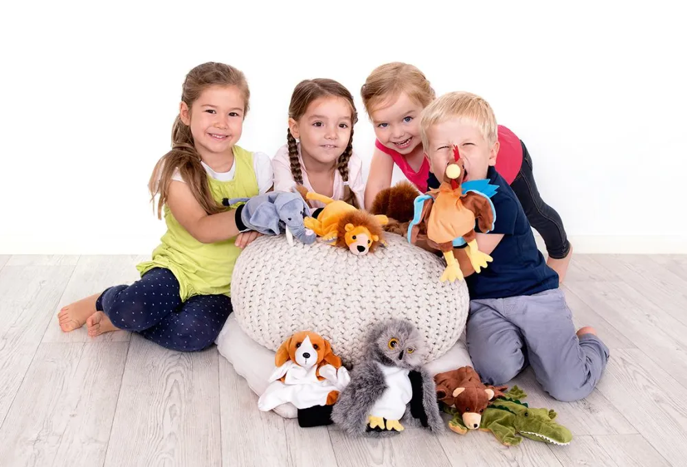 New Beleduc Hånddukke - Bassethund