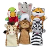 Sale Melissa & Doug Hånddukker - Safari, 6 stk.