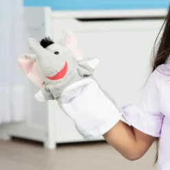 Sale Melissa & Doug Hånddukker - Safari, 6 stk.