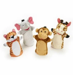 Discount Melissa & Doug Hånddukker - Safaridyr, 4 stk.