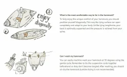 Discount La Siesta Hængekøje kingsize i økologisk bomuld - Latte