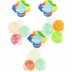 Hot Hoppebolde Ø 4,5 cm - Stjerner, 3 stk