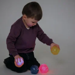 New tickit® Hoppebolde m. blinklys, 4 stk