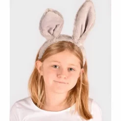 Hot Den Goda Fen Hårbøjle med kaninører - Grå