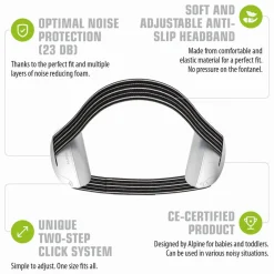 Sale Høreværn Muffy Baby 1-3 år - Blå