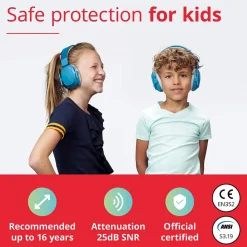 Best Høreværn Muffy Kids 5-12 år - Blå