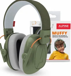 Online Høreværn Muffy Kids 5-12 år - Grøn