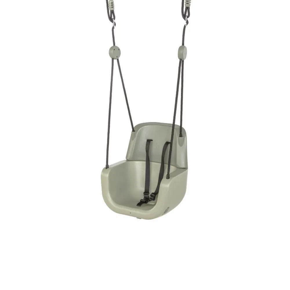 DICE 3-i-1 babygynge - Salviegrøn (sort reb)