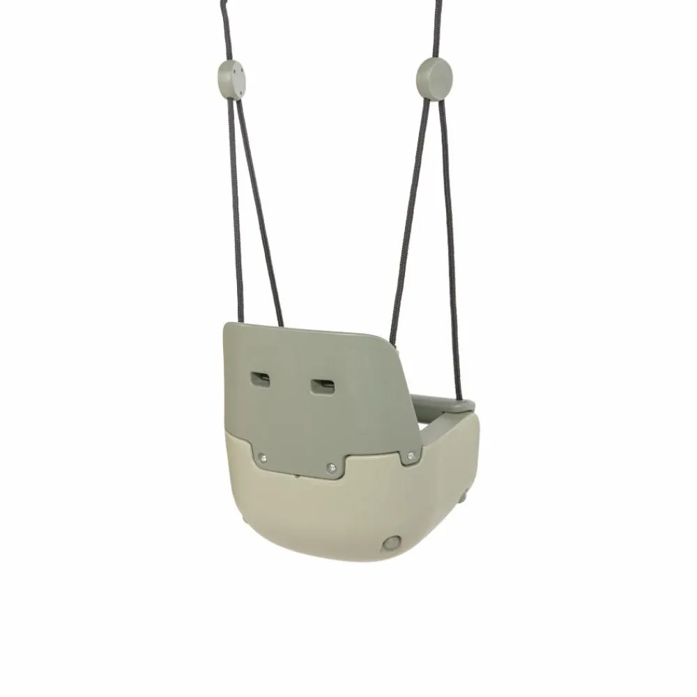 DICE 3-i-1 babygynge - Salviegrøn (sort reb)