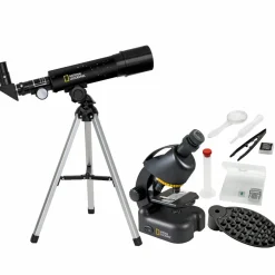 New National Geographic 2-i-1 begyndersæt - Teleskop & mikroskop