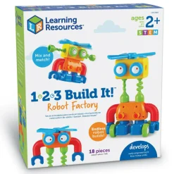 New Learning Resources 3-i-1 byggesæt - Robotfabrikken