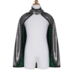 Great Pretenders 2-i-1 Grøn Drage/Ridder-kappe, str. 5-6 år