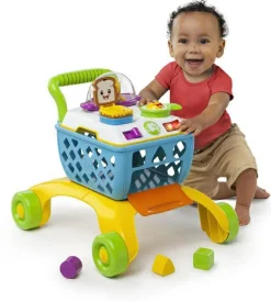 Discount Bright Starts 4-i-1 indkøbs- og gåvogn