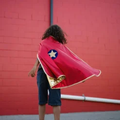 Sale Great Pretenders 2-i-1 kappe - Guld/Rød, str. 5-6 år