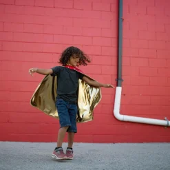 Sale Great Pretenders 2-i-1 kappe - Guld/Rød, str. 5-6 år