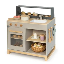 New 2-i-1 legekøkken & butik - Prunus (grå)