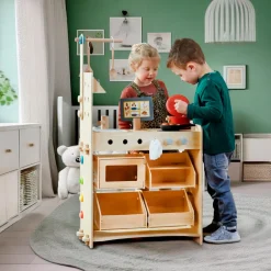 Discount Haba 3-i-1 legestation - Køkken, butik & værksted