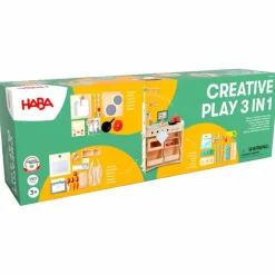 Discount Haba 3-i-1 legestation - Køkken, butik & værksted