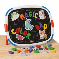 Outlet Quercetti 2-i-1 magnettavle med bogstaver