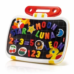 New Quercetti 2-i-1 magnettavle med bogstaver og tal