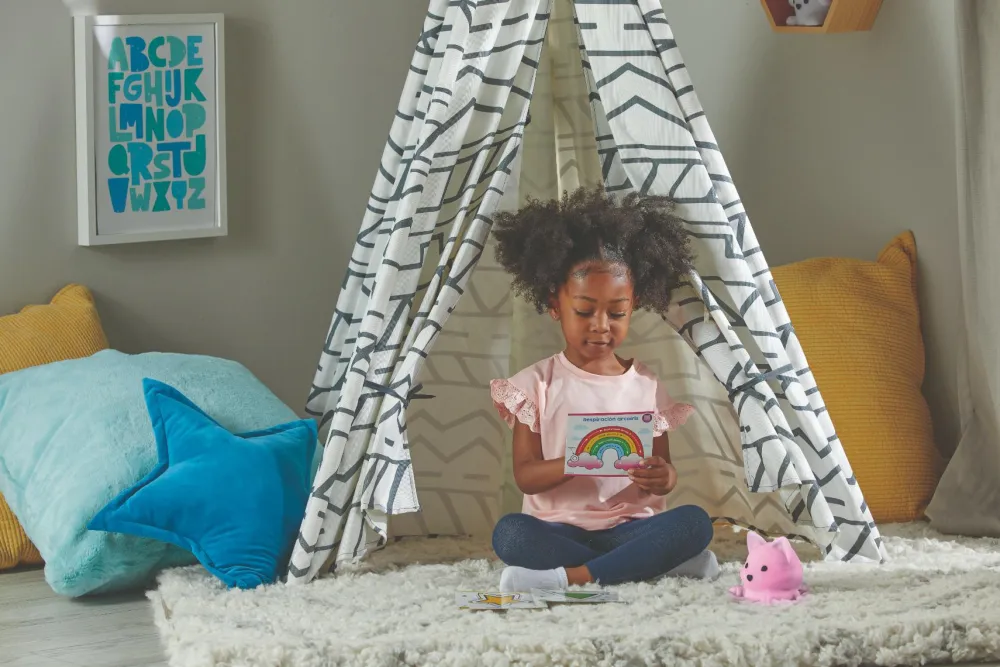 Best Learning Resources 2-i-1 natlampe og åndedrætsguide, Luna