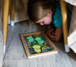 Online Beleduc 4-i-1 puslespil m. 45 brikker - Dinosaurer