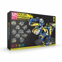 Hot 12-i-1 robotbyggesæt til solenergi, 230 dele