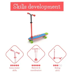 Outlet Chillafish 2-i-1 SkatieSkootie - Rød