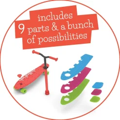 Outlet Chillafish 2-i-1 SkatieSkootie - Rød