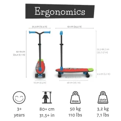 Outlet Chillafish 2-i-1 SkatieSkootie - Sort