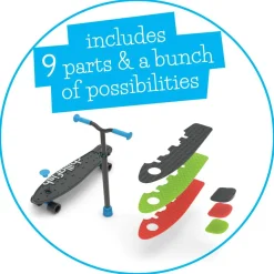 Outlet Chillafish 2-i-1 SkatieSkootie - Sort