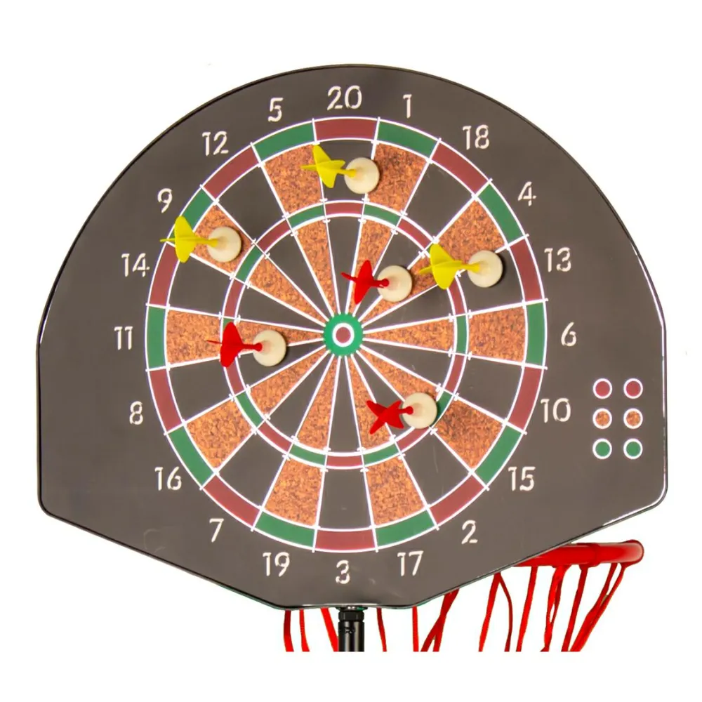 Discount My Hood 2-i-1 stander m. basketkurv og dartskive