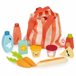 Clearance Indkøbspose med madvarer, 11 dele