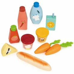 Clearance Indkøbspose med madvarer, 11 dele