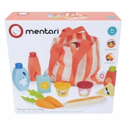 Clearance Indkøbspose med madvarer, 11 dele