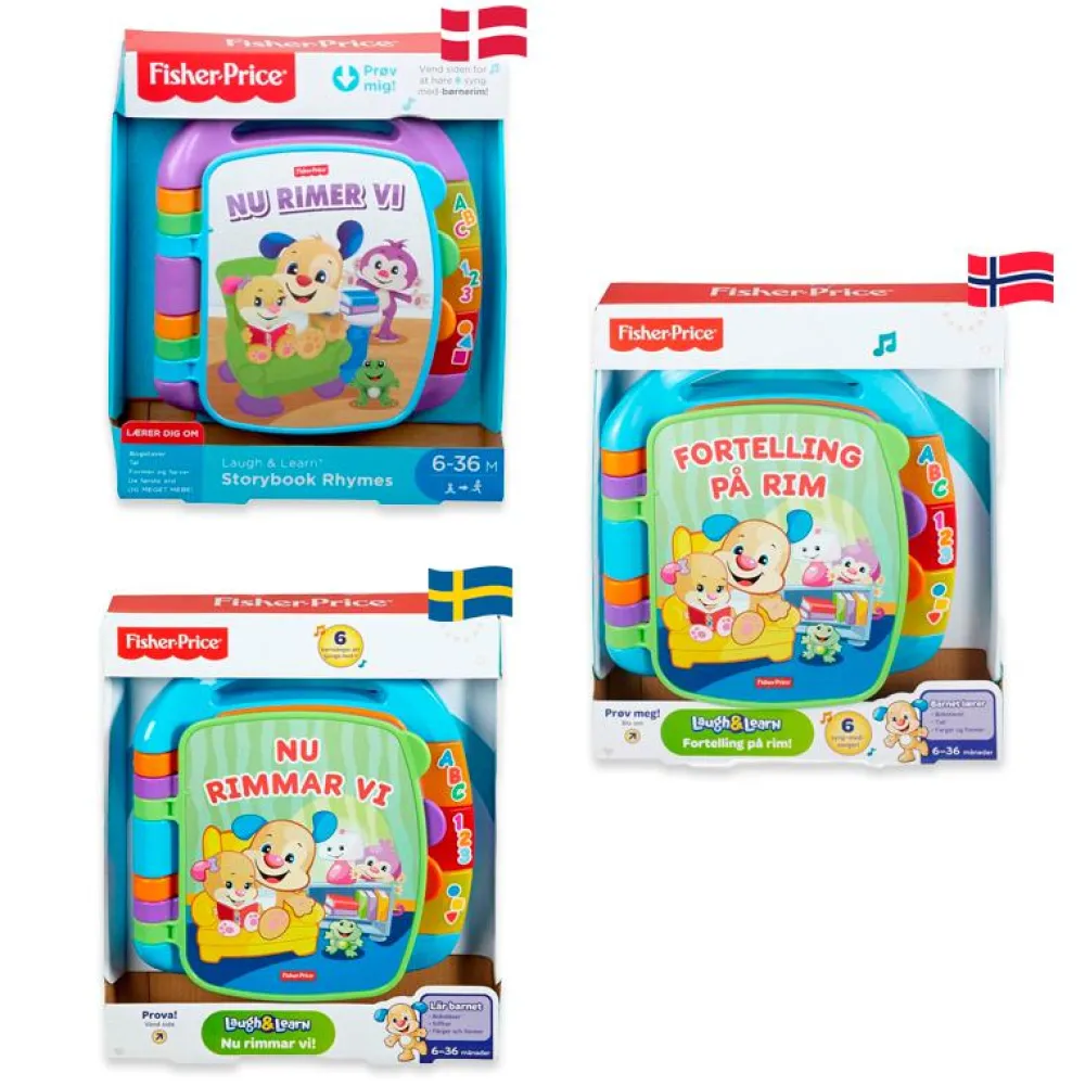 Fisher-Price Interaktiv bog - Nu rimer vi