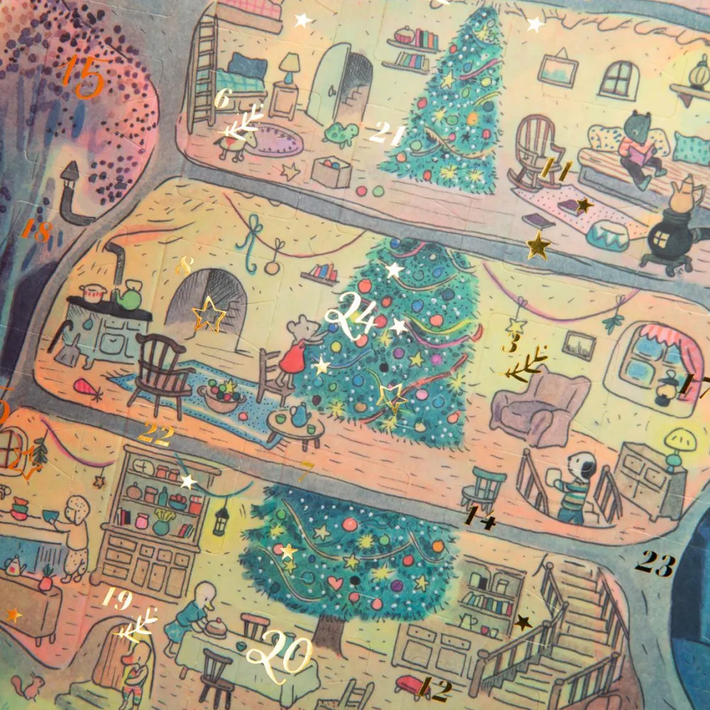 Discount Moulin Roty Julekalender - Den store familie