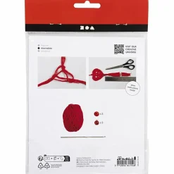 Clearance Creativ Company Julepose - Hæklede julehjerter