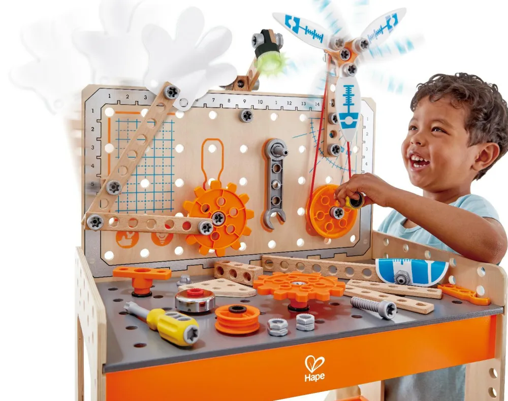 Sale Hape Junior Opfinder - Deluxe værktøjsbænk