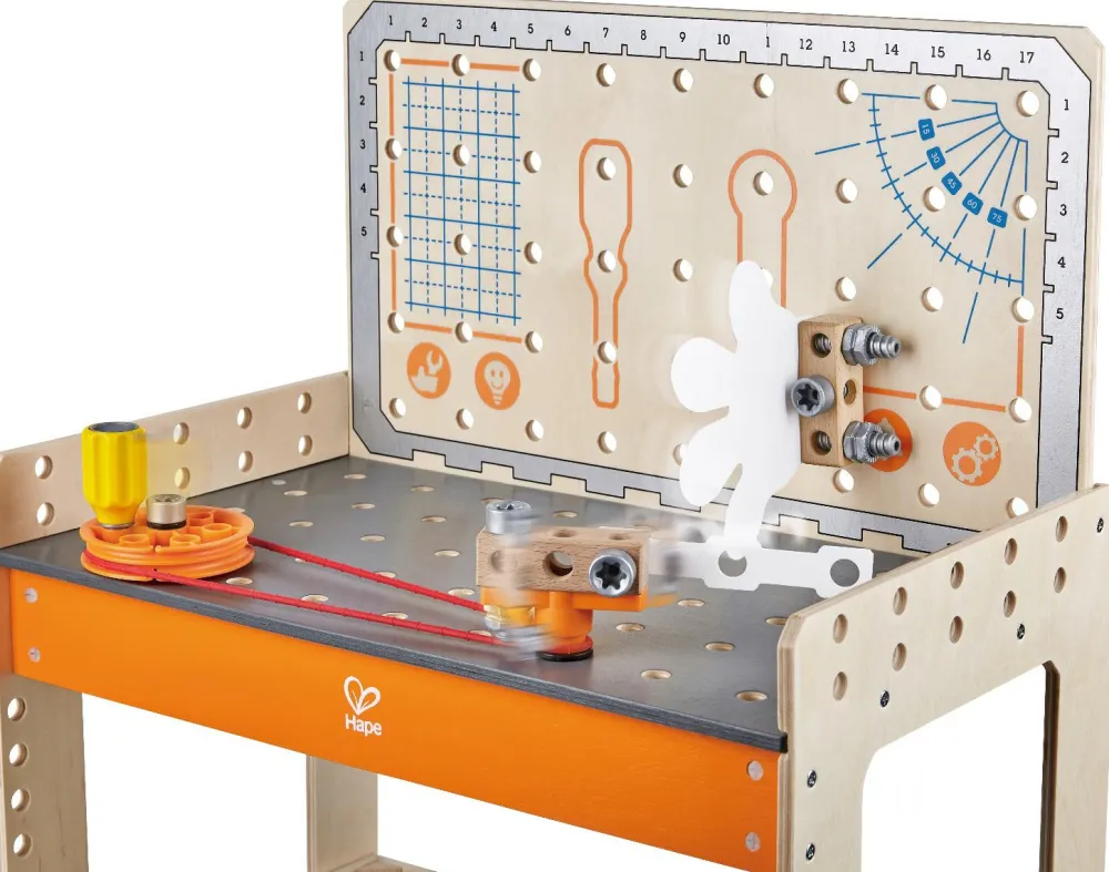 Sale Hape Junior Opfinder - Deluxe værktøjsbænk