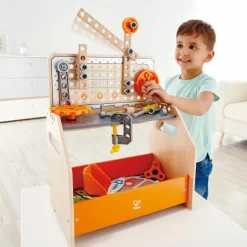 Sale Hape Junior Opfinder - Værktøjsbord m. eksperimenter