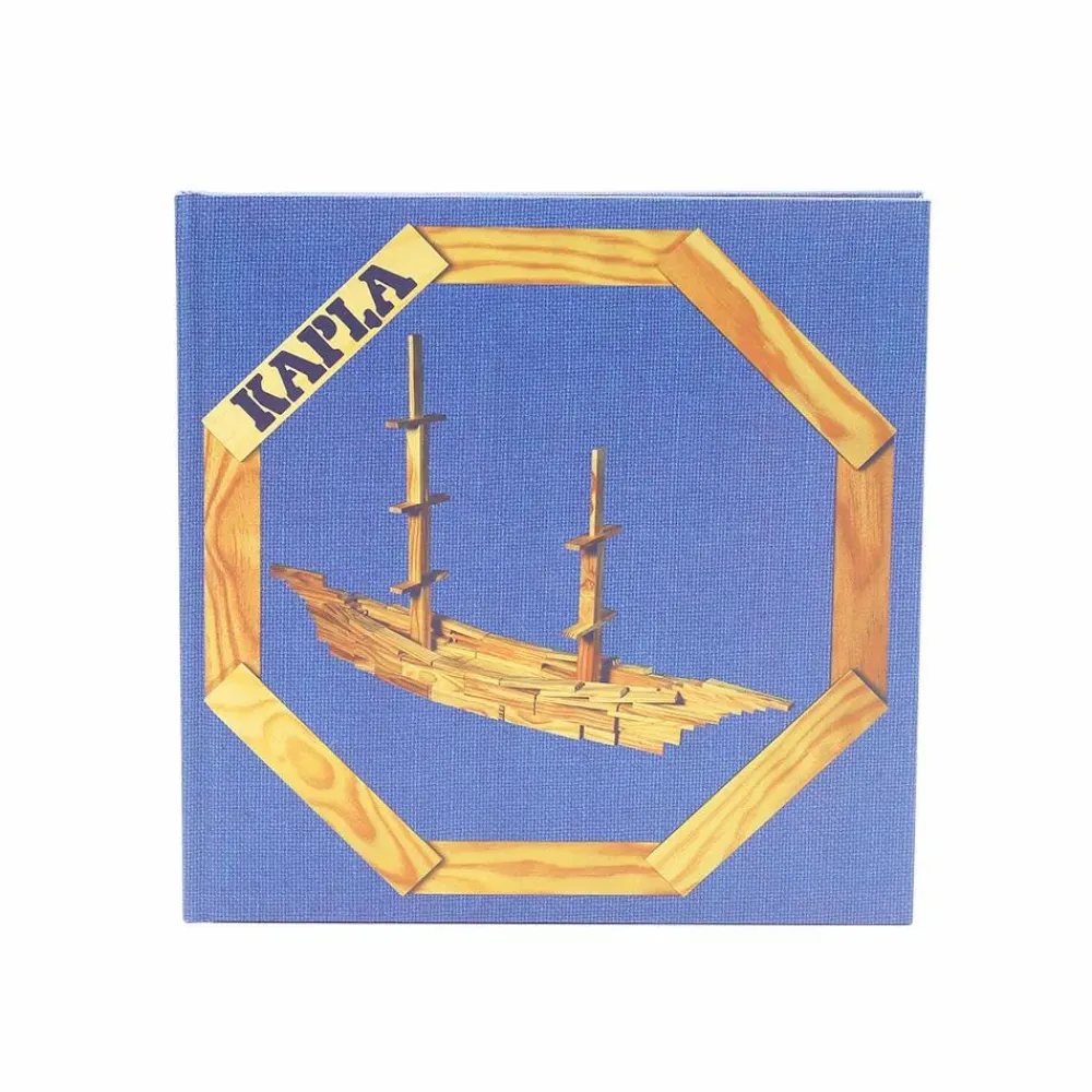 Clearance KAPLA inspirationsbog - Blå (Øvet)