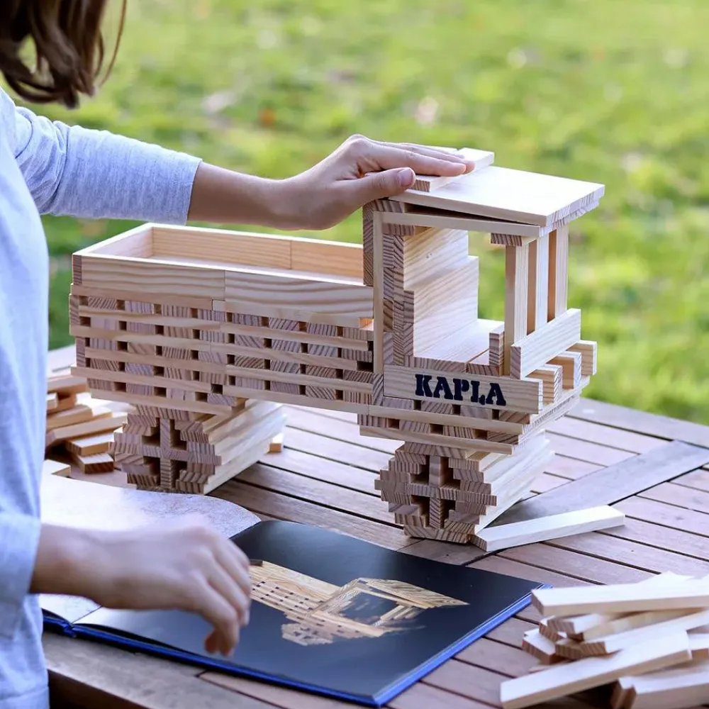 Clearance KAPLA inspirationsbog - Blå (Øvet)