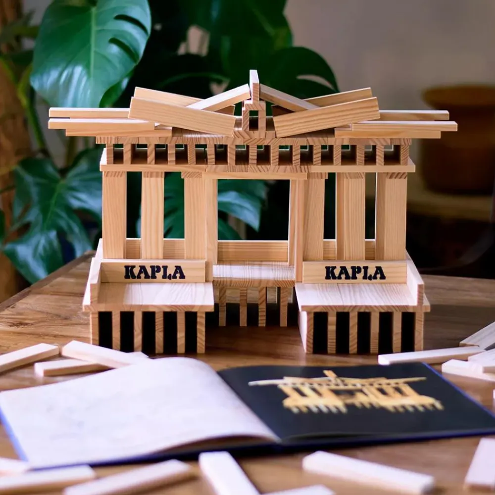 Clearance KAPLA inspirationsbog - Blå (Øvet)